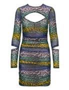 Ganni Printed Mesh Multi/patterned