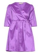 Esta Dress Kort Klänning Purple A-View