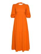 Carrie Dress Maxiklänning Festklänning Orange Notes Du Nord