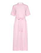 Cashmd Long Dress Maxiklänning Festklänning Pink Modström