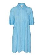 Yasfira 2/4 Shirt Dress S. Noos Kort Klänning Blue YAS