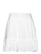 Paris Skirt Kort Kjol White Creative Collective