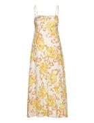 Sorso Midi Dress Maxiklänning Festklänning Yellow Faithfull The Brand
