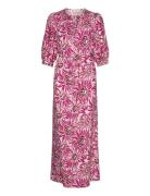 Dvf Drogo Dress Maxiklänning Festklänning Pink Diane Von Furstenberg