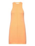 Calvin Klein Jeans Knitted Tank Dress Orange