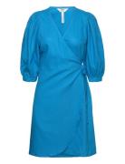 Objchristina 3/4 Dress 126 Kort Klänning Blue Object