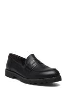 Women Slip-On Loafers Låga Skor Black Tamaris