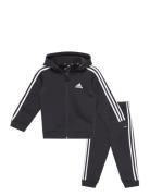 Adidas Sportswear I 3S Fz Fl Jog Svart