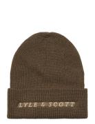 Lyle & Scott Ribbed Beanie Grön