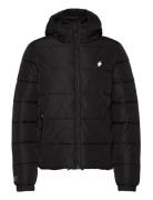 Superdry Hooded Sports Puffr Jacket Svart