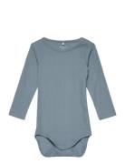 Nbmnobby Ls Body Bodies Long-sleeved Blue Name It