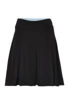 Pleated Mini Skirt Kort Kjol Black Coster Copenhagen