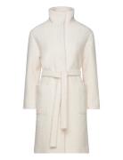 C_Caylon Outerwear Coats Winter Coats White BOSS