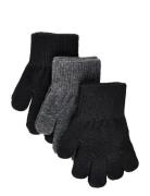 Magic Gloves 3 Pack Accessories Gloves & Mittens Mittens Black Mikk-li...