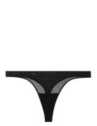 Understatement Underwear Mesh Thong Svart