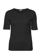 Lady Avenue Silk Jersey - T-Shirt Svart