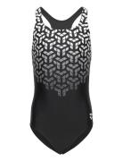 Girl's Arena Kikko V Swimsuit Swim Pro Back Navy-F Baddräkt Badkläder ...