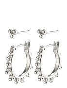 Kate Earrings Accessories Jewellery Earrings Hoops Silver Pilgrim
