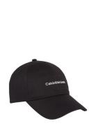Monogram Cap Accessories Headwear Caps Black Calvin Klein