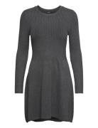 ONLY Onlalma L/S O-Neck Dress Knt Noos Grå