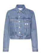 Cropped 90S Denim Jacket Jeansjacka Denimjacka Blue Calvin Klein Jeans