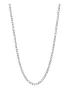 Nialaya Men's Silver Figaro Chain In 3Mm Silver