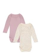 Nbfbody 2P Ls Buttercream Floral Noos Bodies Long-sleeved Multi/patter...