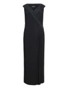 Jersey Off-The-Shoulder Gown Maxiklänning Festklänning Black Lauren Wo...
