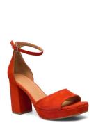 A4722 Sandal Med Klack Red Billi Bi