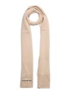 Monologo Embro Knit Scarf Accessories Scarves Winter Scarves Cream Cal...