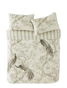 Laura Ashley Belvedere Double Duvet Cover Belvedere Truffle Grön