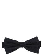 Portia 1924 Solid Silk Bow Tie Svart