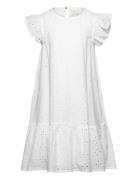 Creamie Dress Embroidery Anglaise Vit