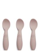 Nuuroo Ella Silic Spoon 3-Pack Rosa