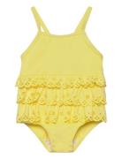 Sway Bathing Suit Baddräkt Badkläder Yellow MarMar Copenhagen