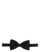 Portia 1924 Solid Bow Tie Polyester Svart