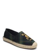 Polo Ralph Lauren Cevio Plaid Wool Twill Espadrille Blå