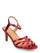 Stiletto Sandal Med Klack Red Sofie Schnoor