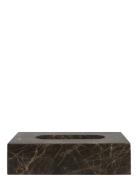 Marble Tissue Cover Home Storage Mini Boxes Brown Mette Ditmer