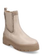 Tommy Hilfiger Feminine Felt Chelsea Bootie Beige