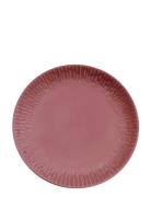 Aida Confetti Dinner Plate W/Relief 1 Pcs Giftbox Burgundy