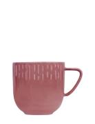 Aida Confetti Mug W/Relief 1 Pcs Giftbox Burgundy