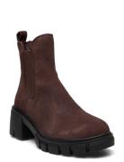 Womens Top Notch Shoes Chelsea Boots Brown Skechers