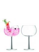 LSA International Gin Balloon Glass 420Ml Platinum X 2 Nude