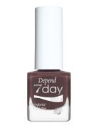7Day Hybrid Polish 7301 Nagellack Smink Brown Depend Cosmetic