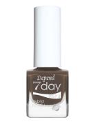 7Day Hybrid Polish 7302 Nagellack Smink Brown Depend Cosmetic
