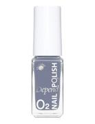 Minilack Oxygen Färg A747 Nagellack Smink Blue Depend Cosmetic