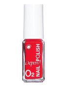 Minilack Oxygen Färg A621 Nagellack Smink Red Depend Cosmetic