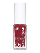 Minilack Oxygen Färg A742 Nagellack Smink Red Depend Cosmetic