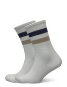 Woods Rib Stripe Socks - 2-Pack Underwear Socks Regular Socks Multi/pa...